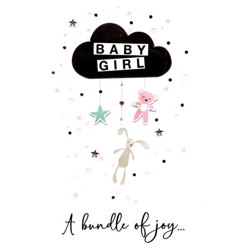 Picture of BABY GIRL JUMBO CARD